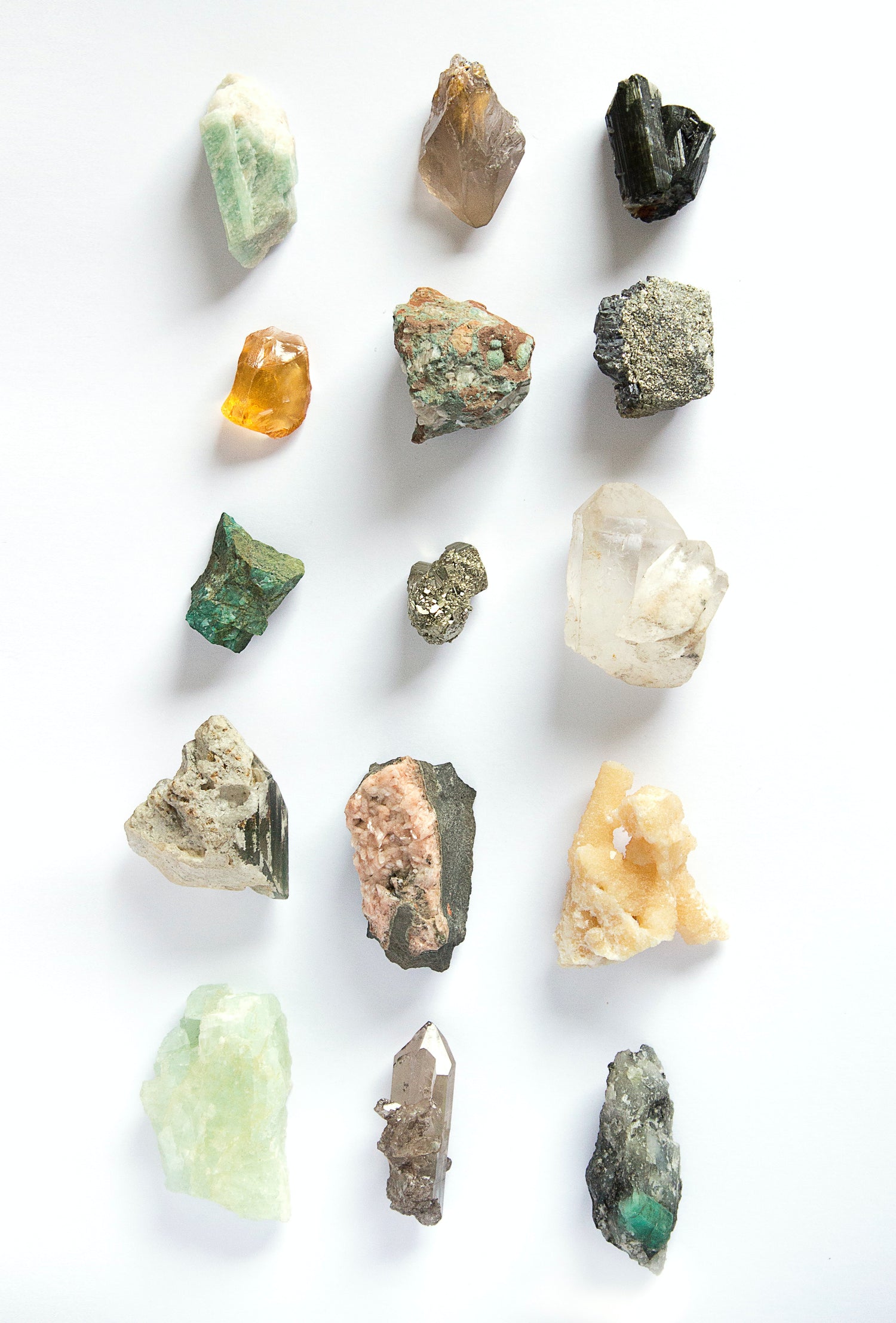 Piedras y cristales