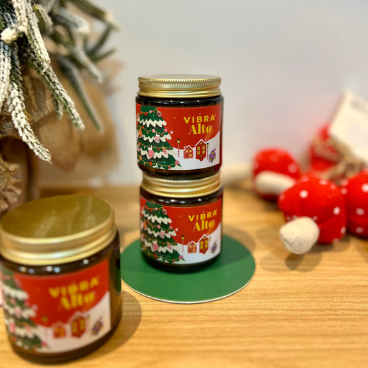 Velas ámbar navidad